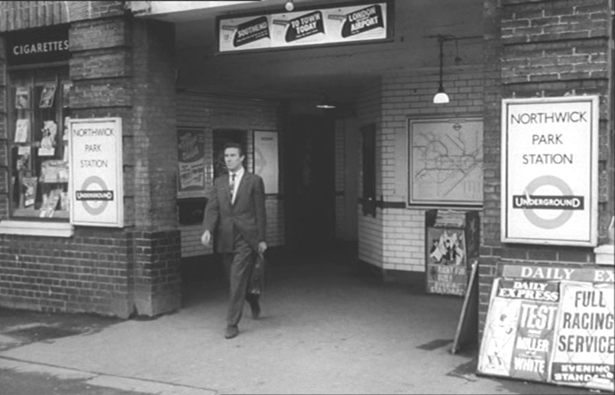 Northwick Park underground station circa 1964