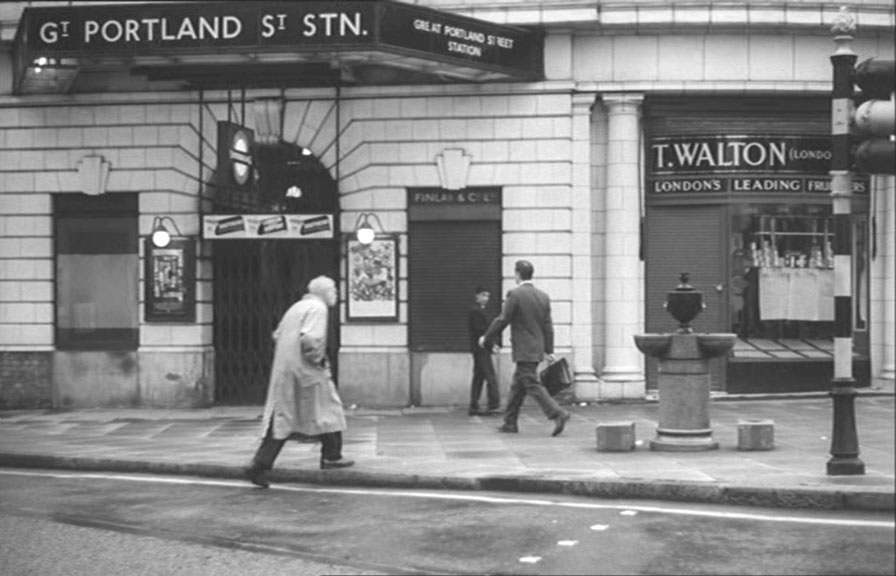 Great Portland Street Underground station Circa 1964