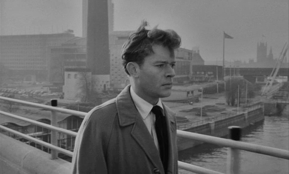 Waterloo Bridge with the then relatively new Royal Festival Hall building in the background. Circa 1962