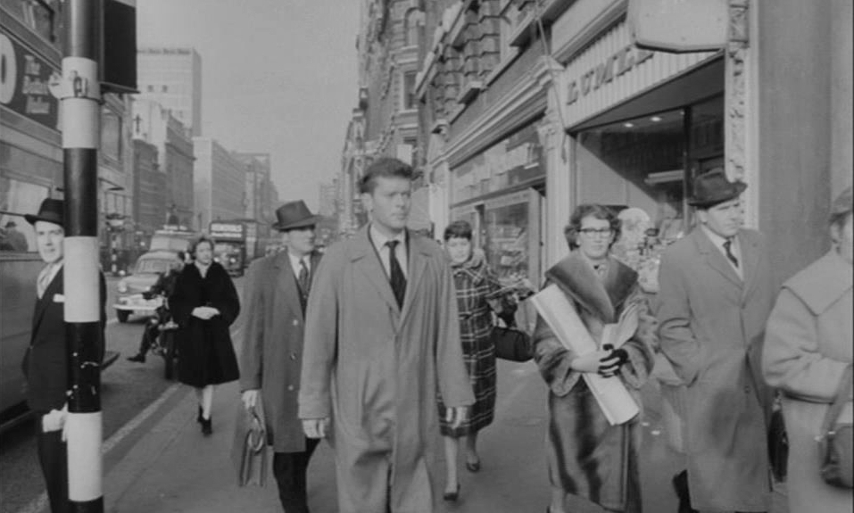 Ludgate Circus looking north along Farringdon Street Circa 1962