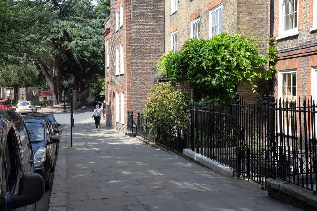 Church Row in Hampstead, London NW3