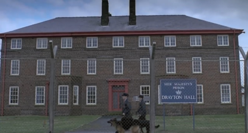 The old New Hall hospital building. Now a housing estate. New Hall Drive Scarisbrick PR85. Circa 1991