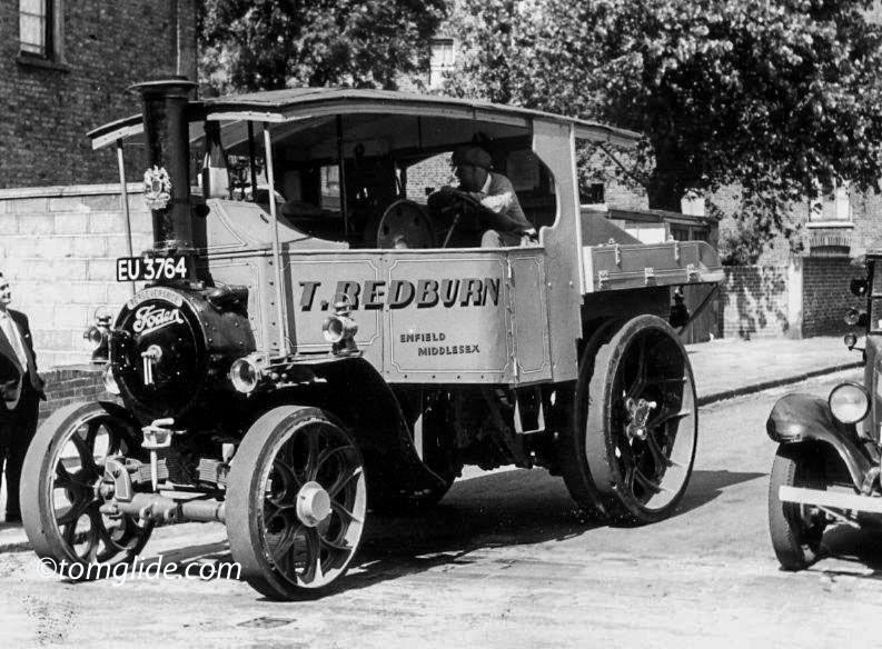 Foden steam lorry 'Perseverance' EU 3764 with 'T. Redburn' livery.