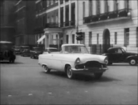 Portland Place, London W1 at the junction with New Cavendish Street. Circa 1957
