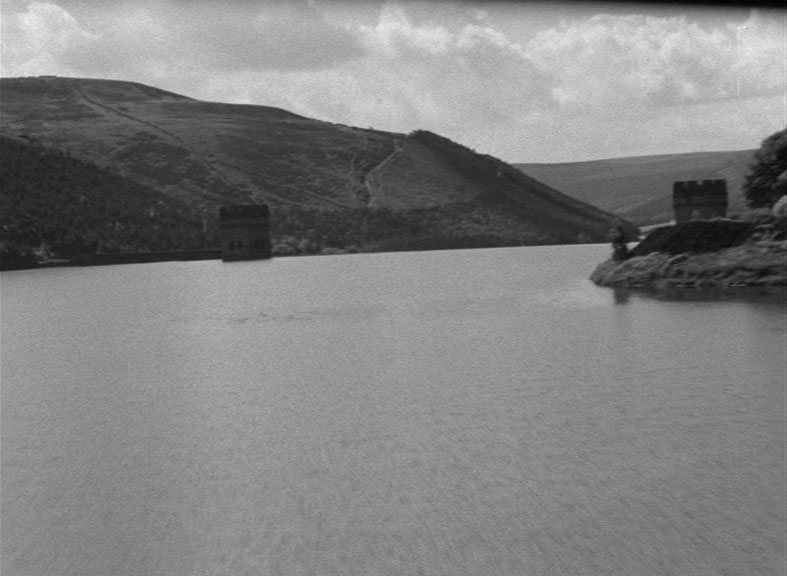 Howden Dam, Derbyshire. Circa 1955