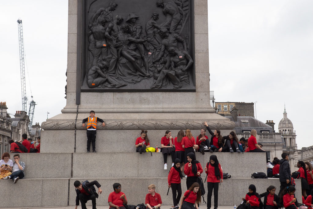 Nelsons Column in Trafalgar Square