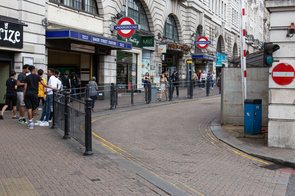 Baker Street Station forecourt
