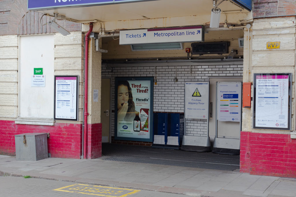 Northwick Park underground station.