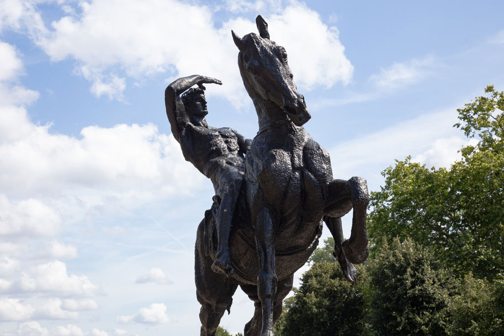 ‘Physical Energy’ statue, erected in Kensington Gardens 1907