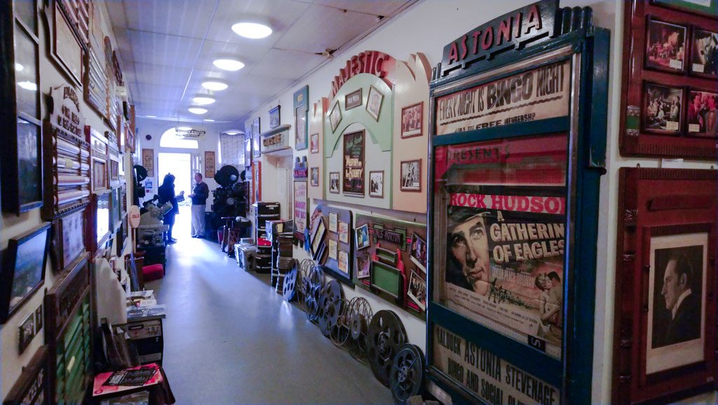The entrance hall of the Cinema Museum, Kennington