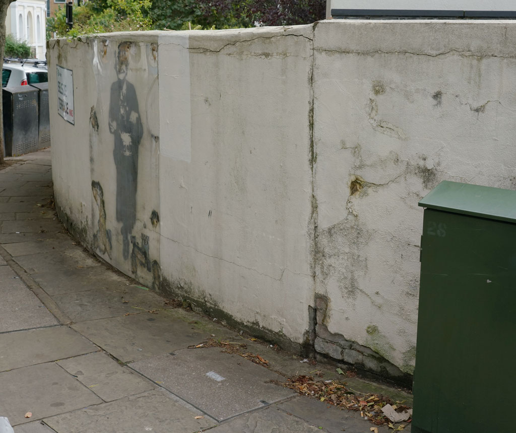 The corner of Belsize Terrace and Belsize Lane.