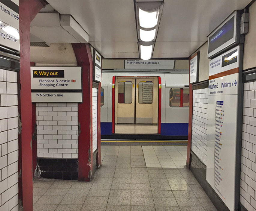 Eklephant & Castle Underground Station