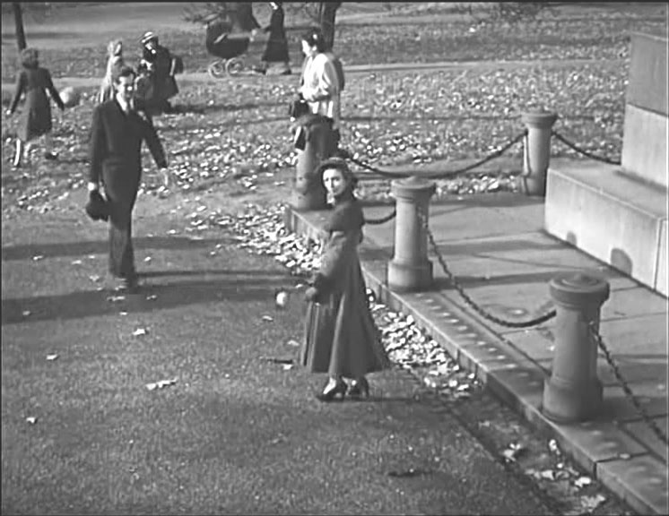 The base of Statue of Hercules, Hyde Park Circa 1949