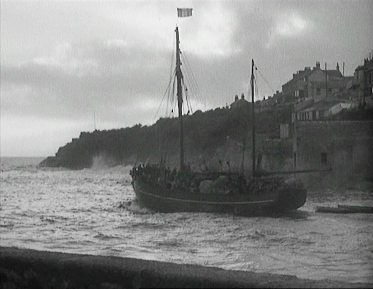Porthleven Harbour, Cornwall. Circa 1941