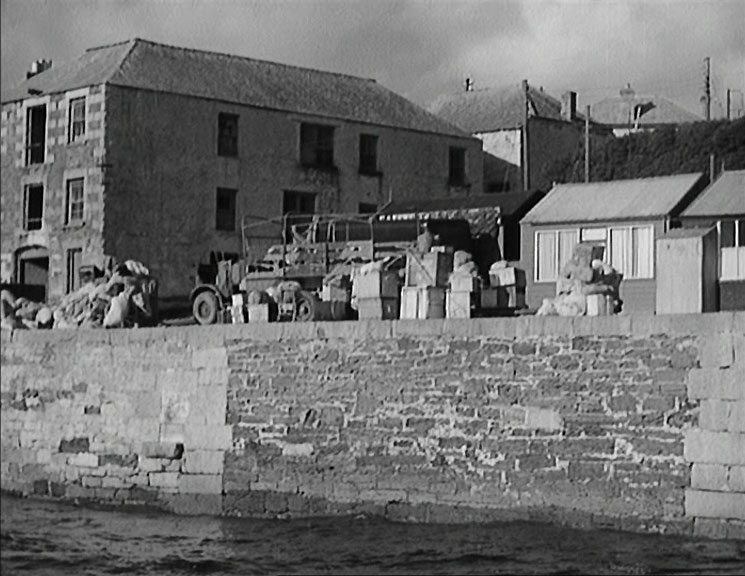 Porthleven Harbour, Cornwall. Circa 1941
