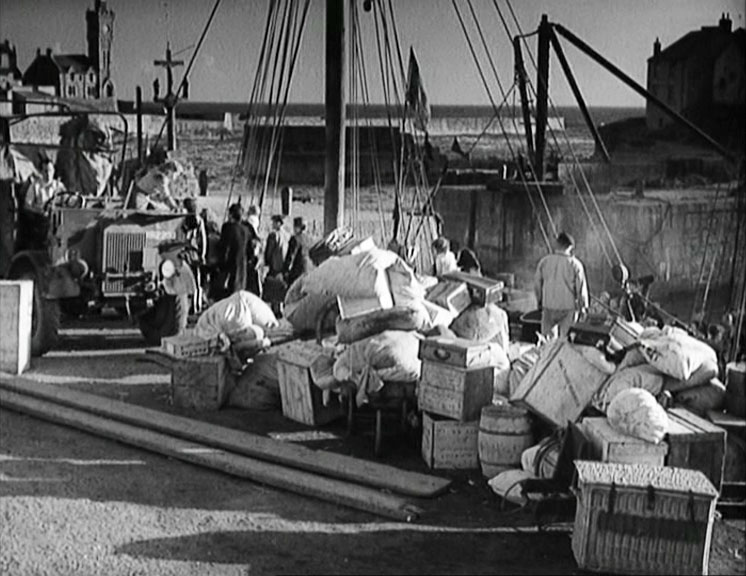 Porthleven Harbour, Cornwall. Circa 1941