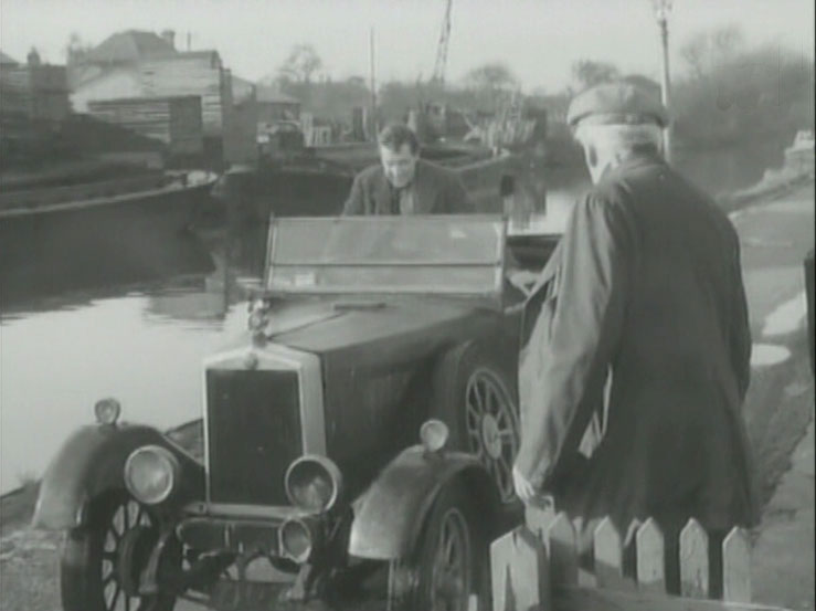 Outside No6 looking across the canal. Circa 1954