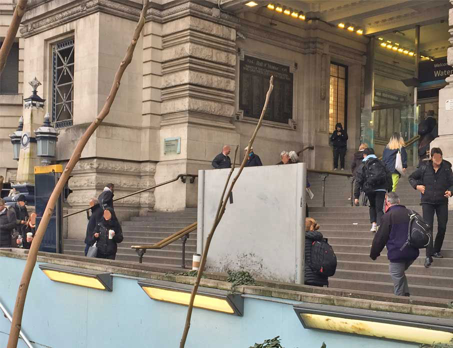 Waterloo station’s Victory Arch