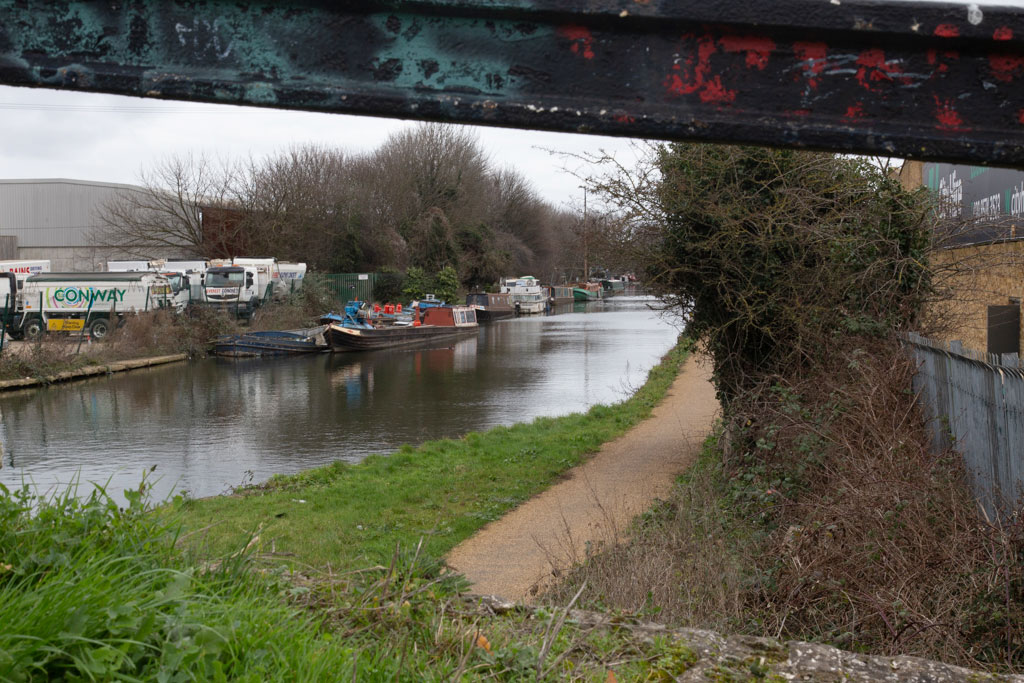 Paddington Branch of the Grand Union Canal from Bulls Bridge.
