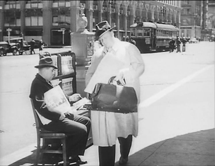 Market Street and the corner with Steuart Street, San Francisco Circa 1947