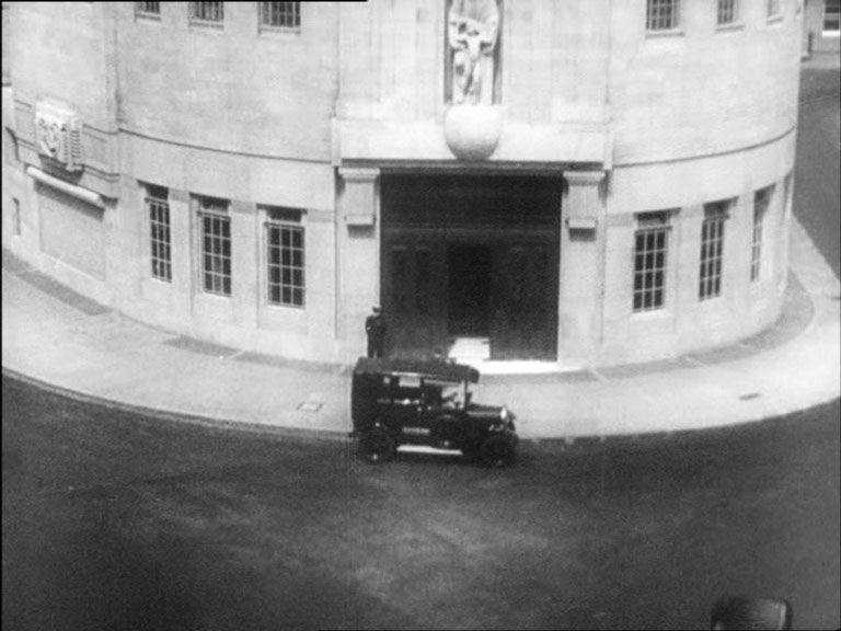 BBC’s Broadcasting House at the junction of Portland Place, All Souls Place and Langham Place in W1. (Circa 1935)
