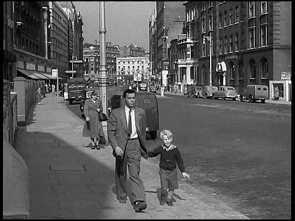 Vauxhall Bridge Road. Looking north towards Victoria Street. Circa 1952