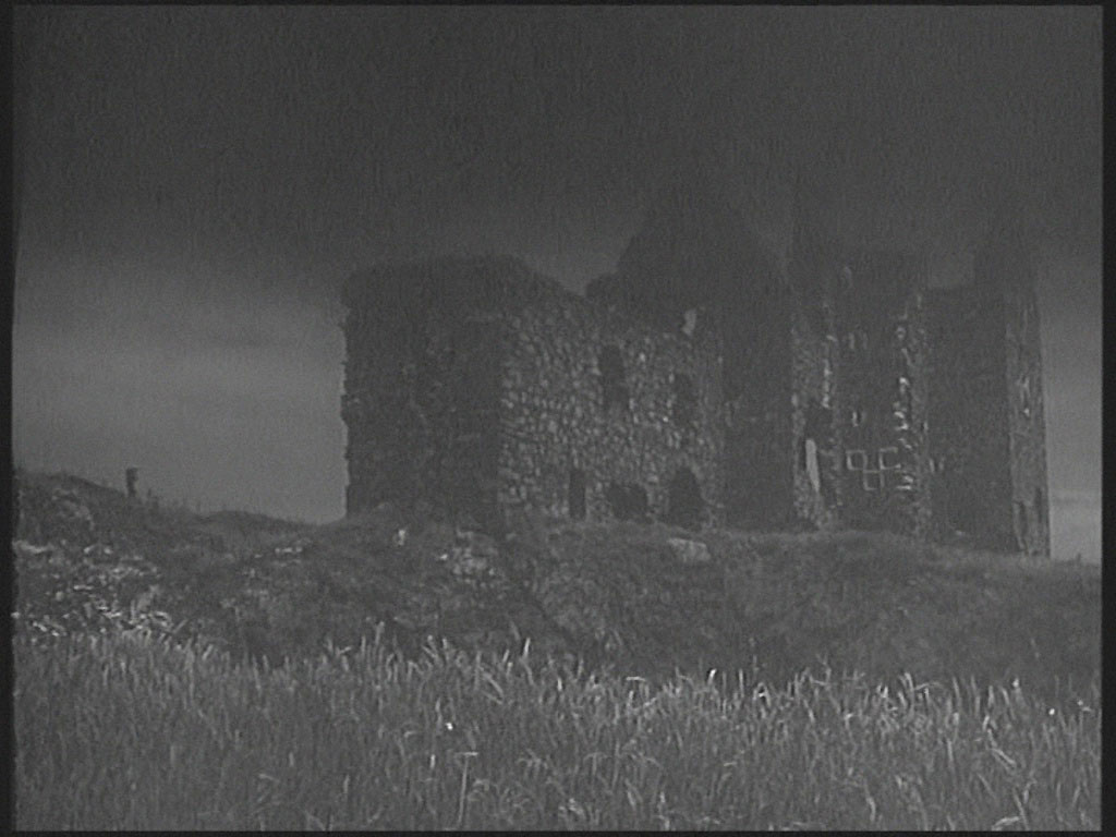 Dunskey Castle, Stranraer, Scotland. Circa 1952