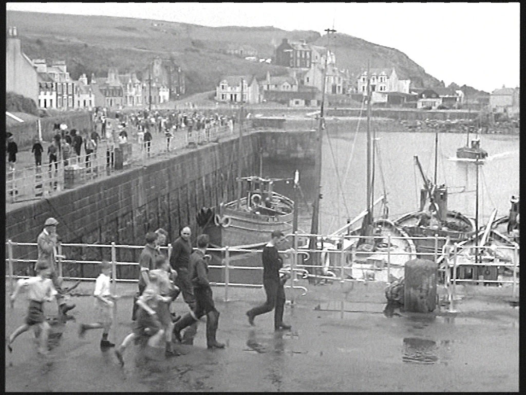 A view of Portpatrick Harbour and the full extent of South Crescent Circa 1952