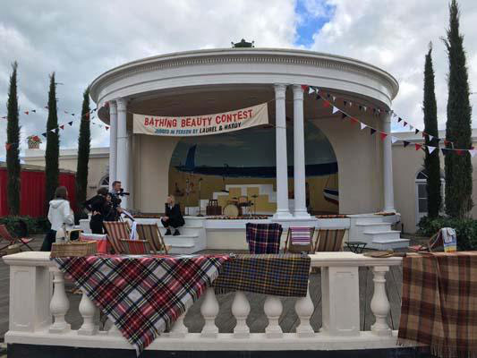 Worthing Lido stage close up