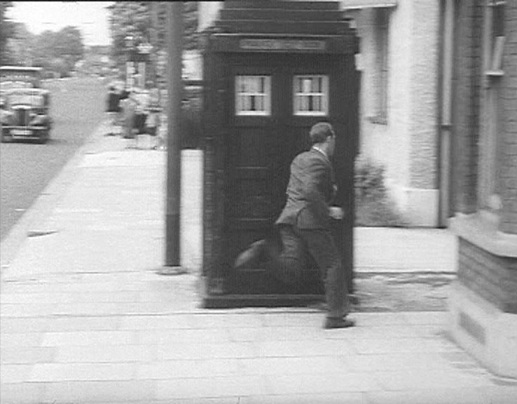 Beside 120 High Street, Hampton Hill in Middlesex. Circa 1955
