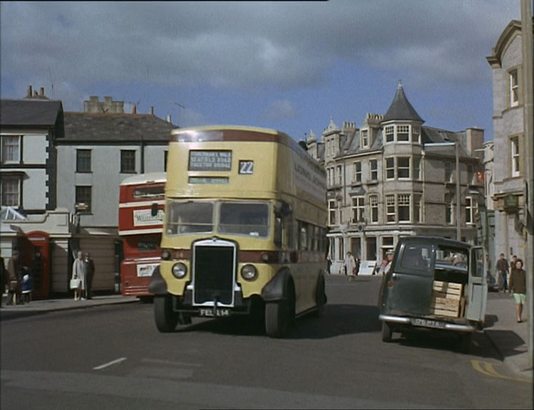 Regent Street, Teignmouth, Devon looking west. Circa 1966