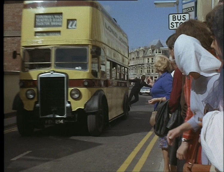 Regent Street, Teignmouth, near Triangle Place. Circa 1966