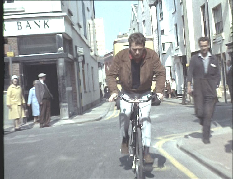 Teign Street and into Somerset Place, Teignmouth, Devon Circa 1966