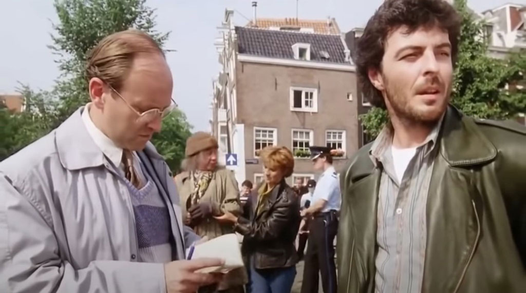 The intersection Keizersgracht and Reguliersgracht Circa 1988