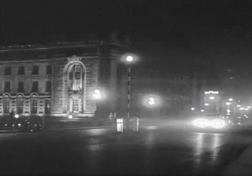 Westminster Bridge with County Hall in the background. Circa 1960