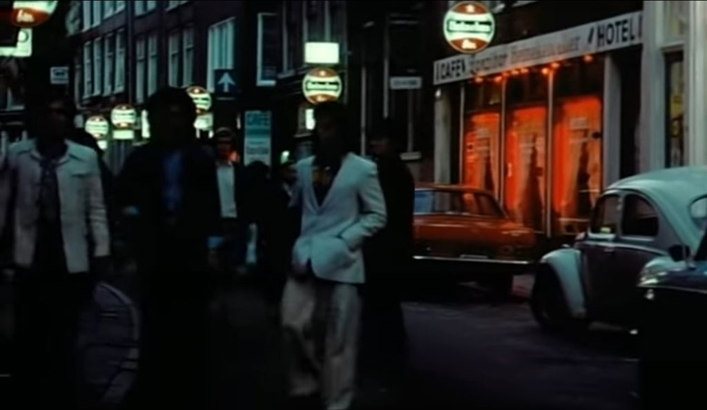 From left to right Zeedijk 61 – 43. Amsterdam Circa 1972