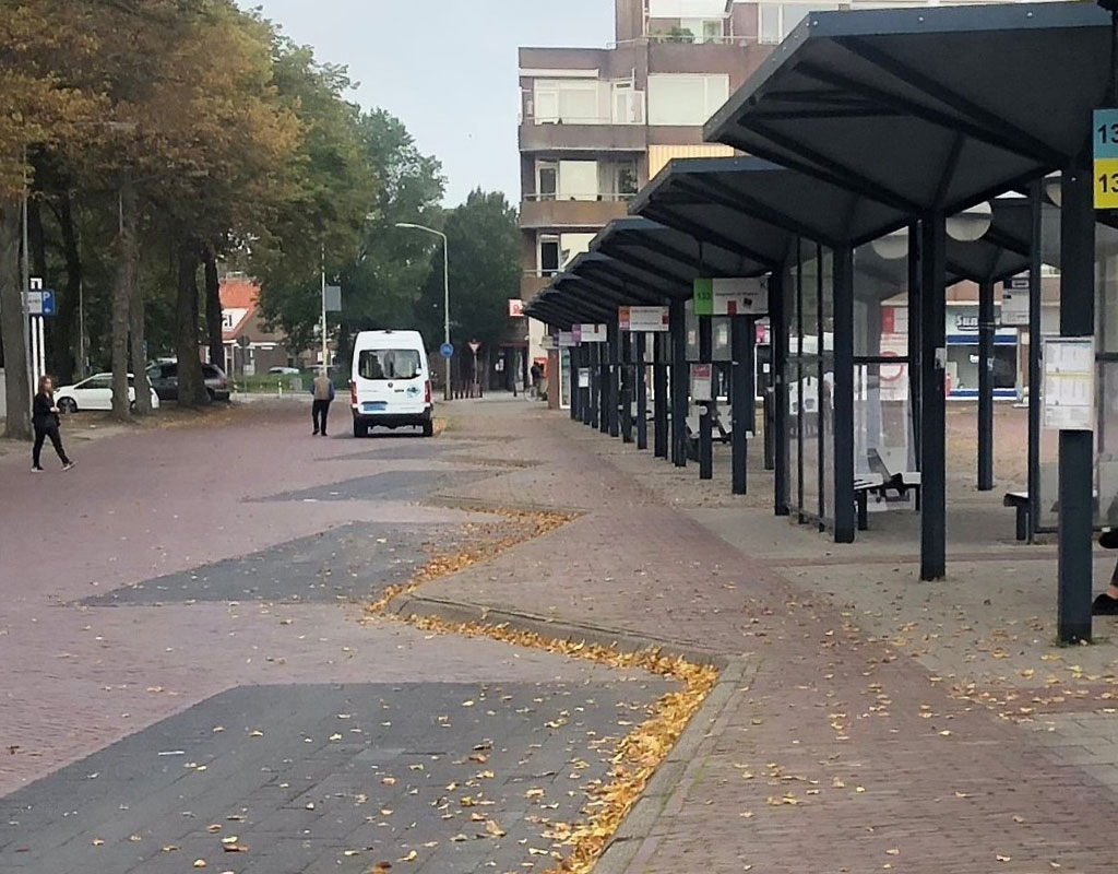 Bus station at the stationsweg, Hoorn.