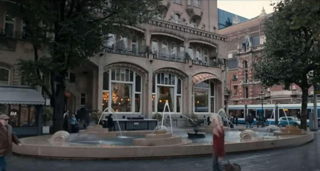 Leidseplein the entrance of Café Americain, Amsterdam Circa 2014