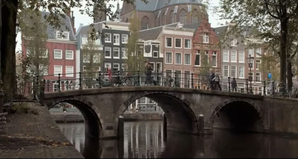 Intersection Leidsegracht and Herengracht, Amsterdam Circa 2014