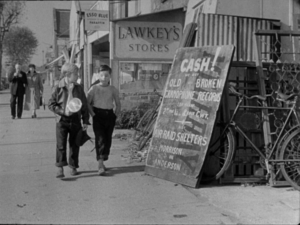 Outside 371 / 373 Staines Road Hounslow looking west. Circa 1956