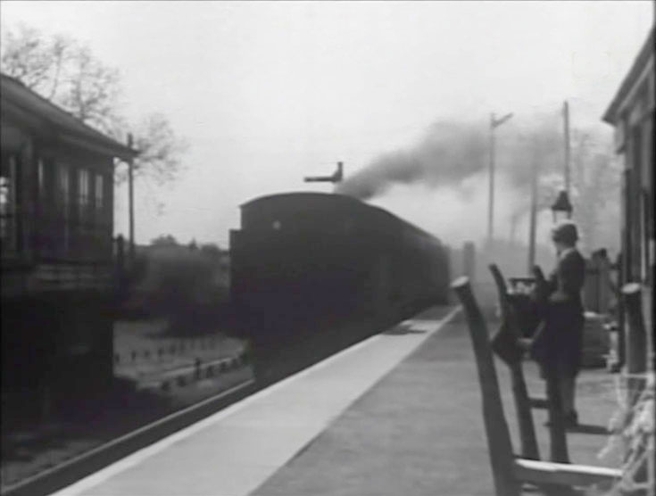 Homersfield station Circa 1948