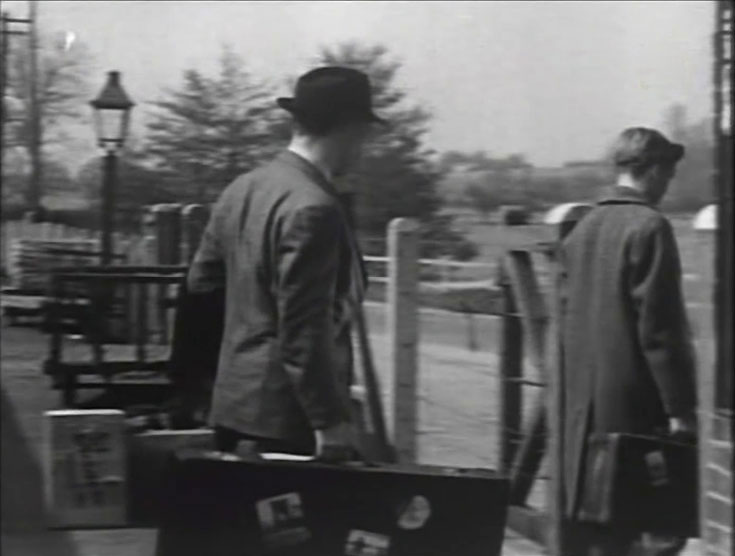 Homersfield station Circa 1948