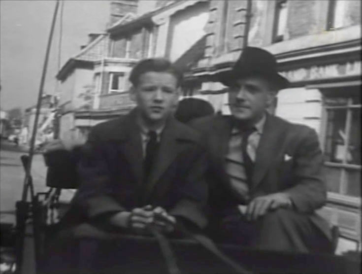 Midland Bank as they enter Market Place, Harleston, Norfolk Circa 1948