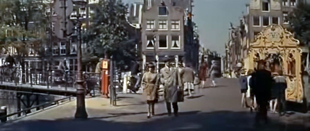 Intersection Keizersgracht and Brouwersgracht, Amsterdam Circa 1962
