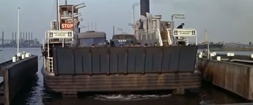 Pontsteiger at the ferry to Amsterdam North, Amsterdam Circa 1962