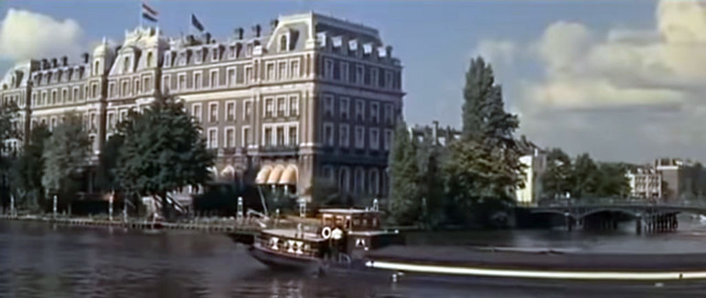 A view from the Torontobrug to the Amstel hotel, Amsterdam Circa 1962