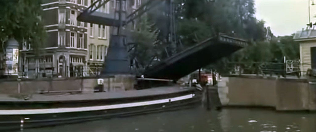 Walter Suskindbrug at the intersection Amstel and Nieuwe Herengracht, Amsterdam Circa 1962