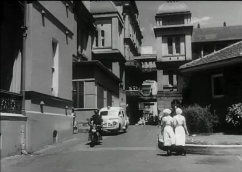Rear of Sydney Hospital, Macquarie St, Sydney Circa 1959