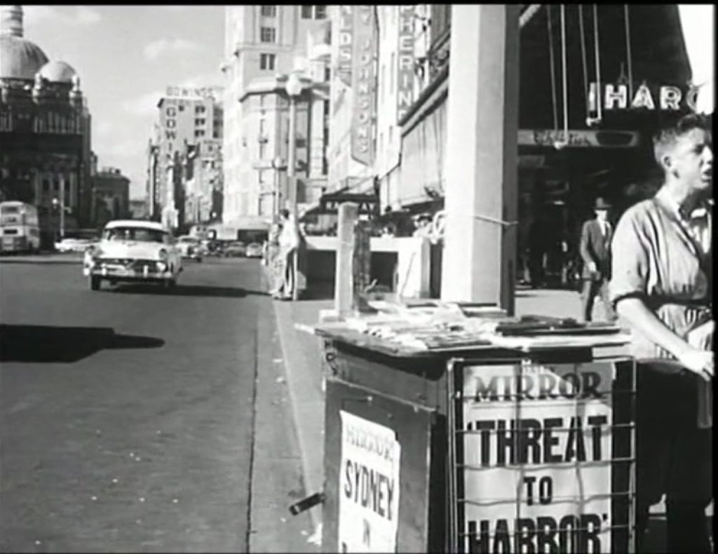 George St, Sydney, opposite Town Hall Circa 1959