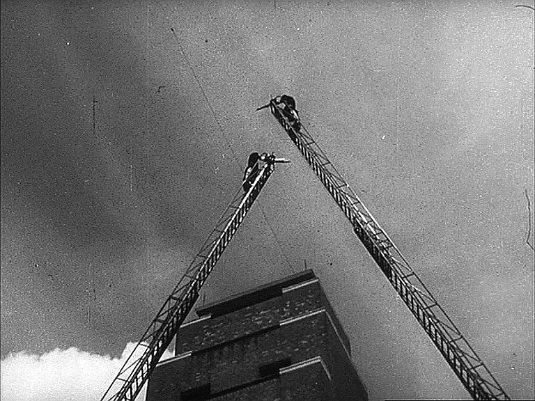 Fire Brigade Headquarters in Lambeth High Street SE1. Circa 1942